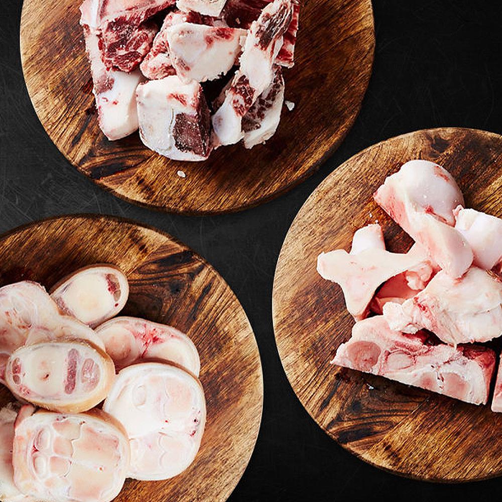 [어니스트초이스] 한우 사골 1kg+잡뼈 1kg+우족 1kg(냉동)