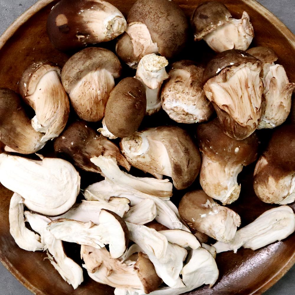 [감우재농원] 쫄깃하고 향이 좋은 참송이버섯 못난이 1kg(소)_2